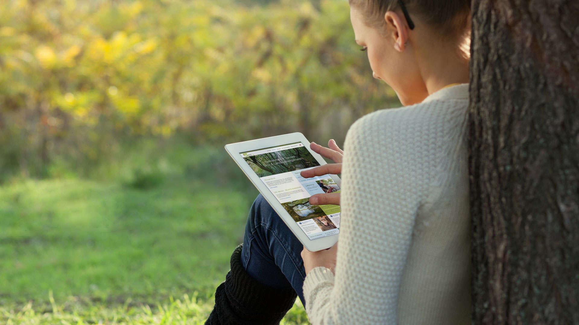 Portfolio case – Hjemmeside i responsivt design for Danske Skov- og Landskabsingeniører. Et brugervenligt webdesign inspireret af naturen med medlemsfordele, nyheder, karriere og netværk for DSL's medlemmer. Samt nem adgang til 